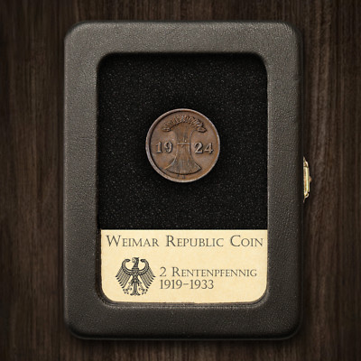 1 Original German Coin ~ Weimar Republic ~ 2 pfennig ~ BUY 3 GET ONE FREE