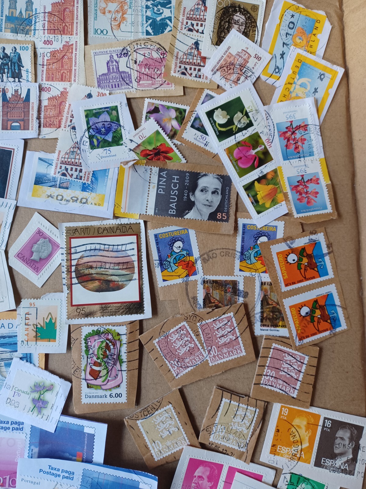 Job Lot Mixed Postage Stamps Bundle Various International Stamps eBay