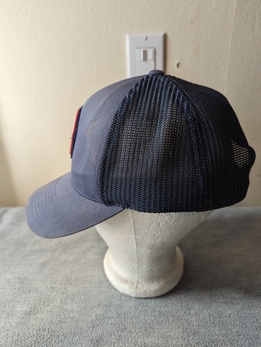 Travis Mathew OneTen 110 Malla Transpirable Snapback Azul Flexfit Yupoong - Imagen 2 de 12