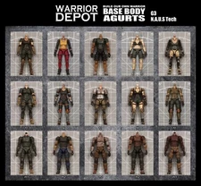 Acid Rain World Base Body Agurts G3 N.A.U.S Tech - 1/18 3.75" GI Joe