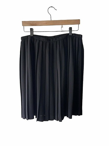 black pleated skirt ebay