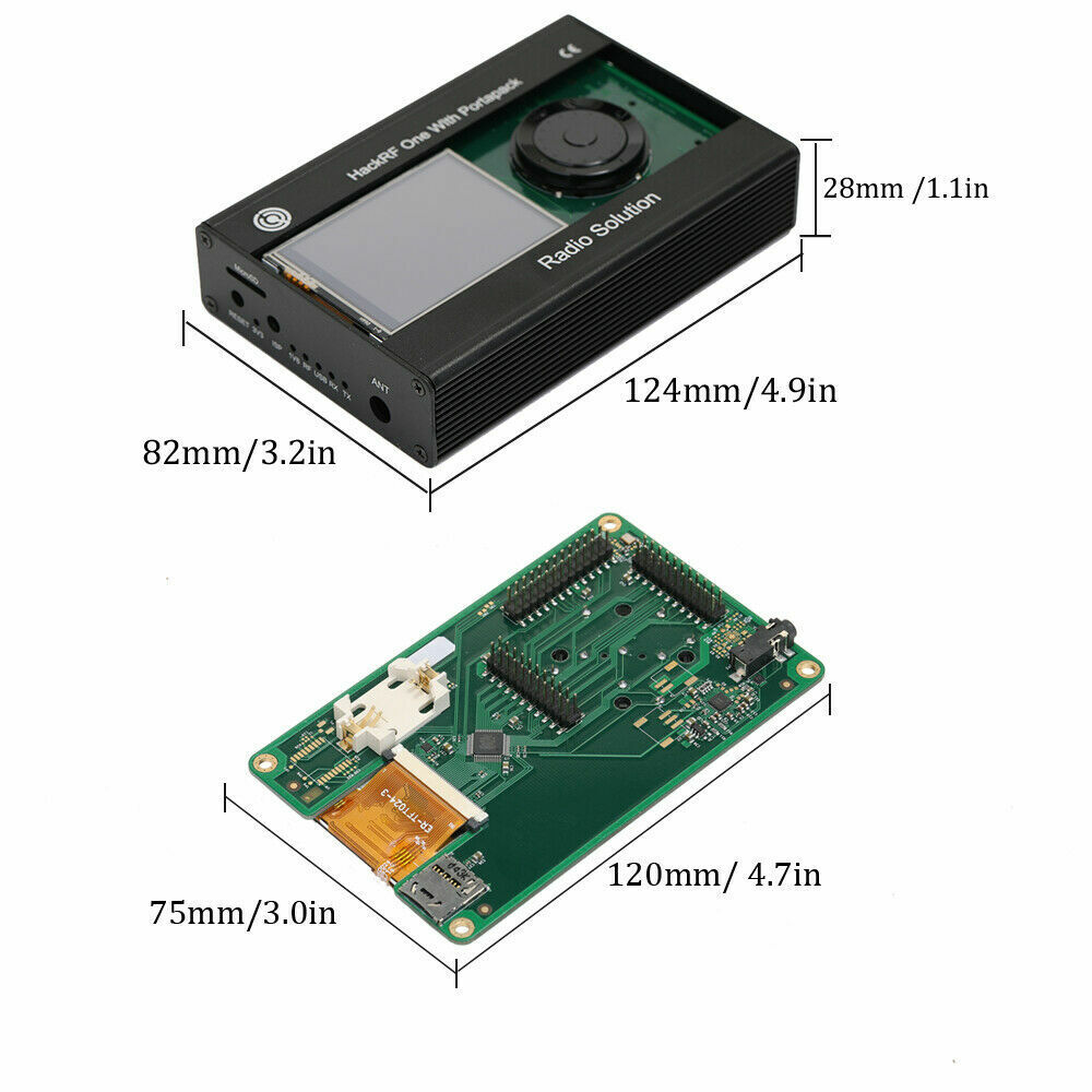 Latest PORTAPACK For HACKRF ONE SDR Software Defined Radio +