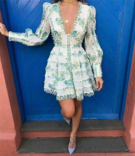 Women Skirt Dress Healthers Flounce 