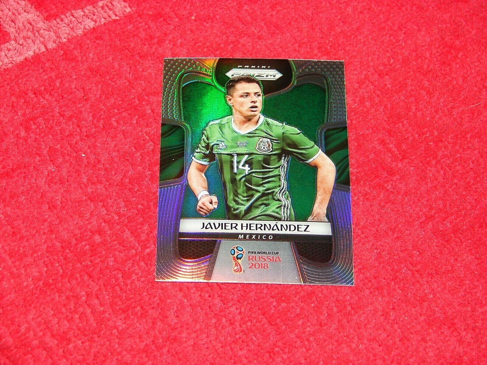 JAVIER HERNANDEZ MEXICO 2018 PANINI PRIZM WORLD CUP SILVER PRIZMS #127 (H-1489)