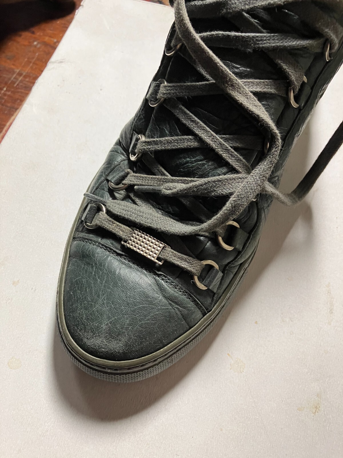 balenciaga arena mens grey