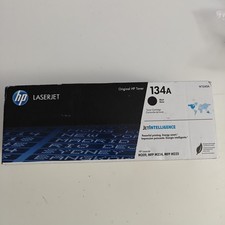 HP 134A Black Original LaserJet Toner Cartridge, 1,100 pages, W1340A