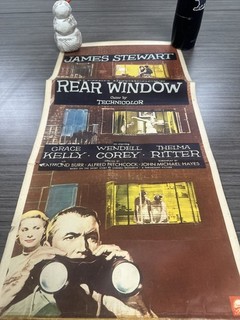 Original 1954 Movie Poster 14x36 #54 337 “Rear Window” James Stewart Grace Kelly