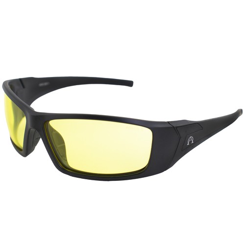 Alpha Omega 2 Motorrad Sonnenbrille Sport Reiten Schutzbrille gelbe Gläser - Bild 1 von 6