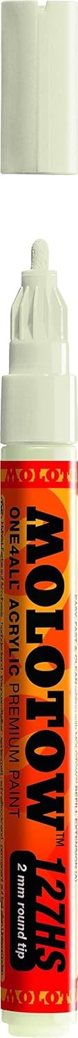 Molotow ONE4ALL Acrylic Paint Marker 2mm Nature White Premiu