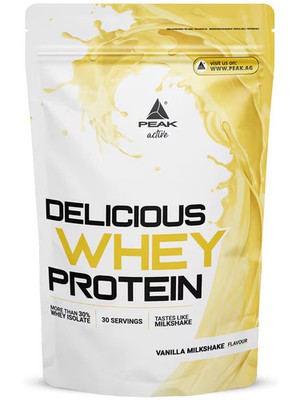 Peak Performance Delicious Whey Protein, 900 g Beutel, Vanilla Milkshake