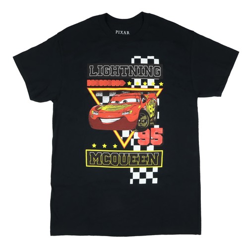 Disney Lightning McQueen Shirt Herren Cars 95 Erwachsene Kurzarm Grafik T-Shirt