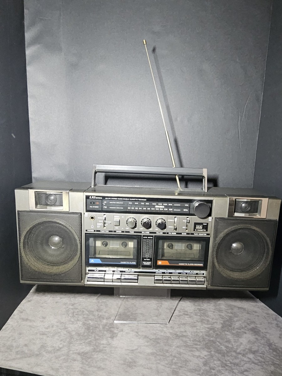 Sears LXI Series Boombox Model 564.21383450 Dual Cassette AM/FM