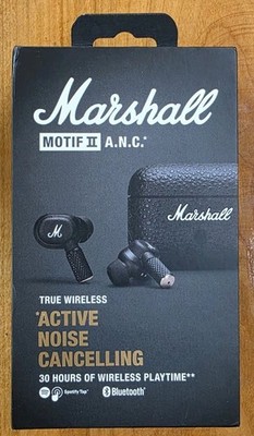 Marshall Motif II A.N.C. Bluetooth In-Ear-Kopfhörer, Schwarz ***TOP***