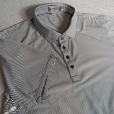 G/FORE Feeder Stripe Tech Men's XL Golf Preppy Jersey Striped Performance Polo