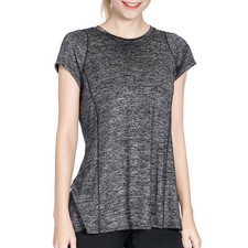 Women Gym T-Shirts Lightweight Yoga Sports Short Sleeve Running Workout Tops