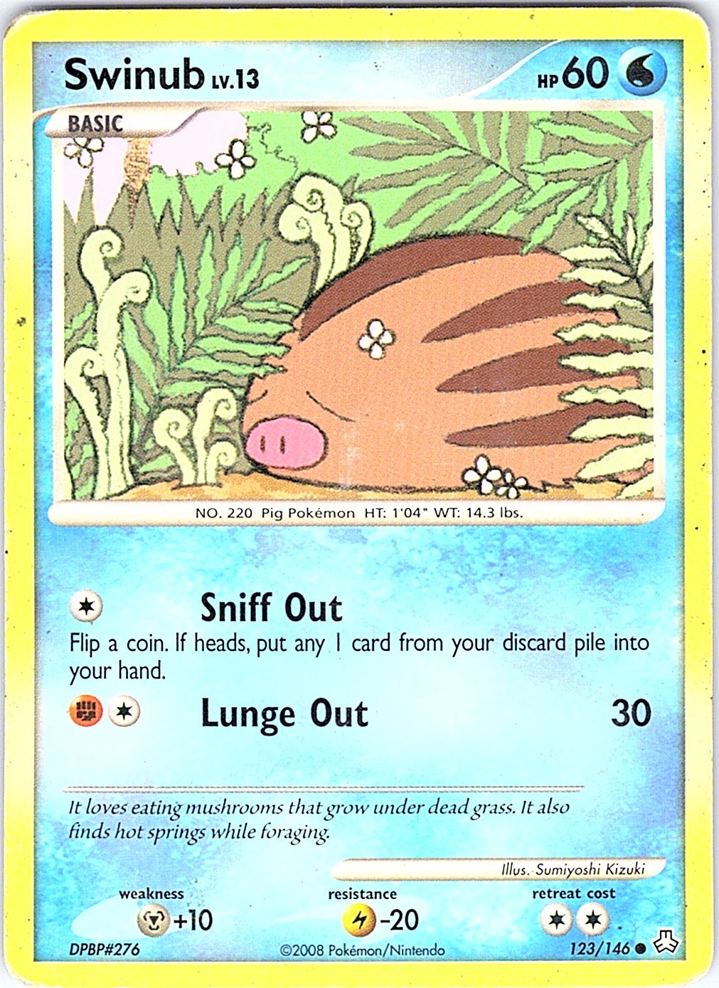 Swinub Common Legends Awakened 123/146 MP