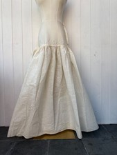 Vintage Petticoat Stiffened Linen tie waist 26 inch