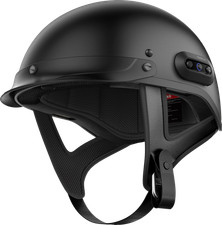 SENA Cavalry 2 Half Helmet Matte Black 2X-Large with Mesh Intercom Technology