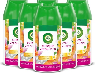 Air Wick Freshmatic Max Nachfüller Sommervergnügen Lufterfrischer Duft 6 x 250ml