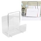 Acrylic Magazine Rack Transparent Acrylic File Book Holder For Office Organi NEW