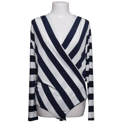 Vanilia, Body, Größe: 40, Top Vertical Stripe Body, Blau/Weiß #qDJ