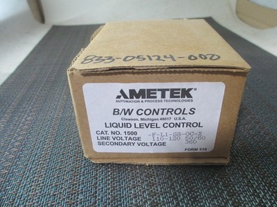 Cleaver Brooks 833-05124-000 Liquid Level Control Ametek 1500-F-L1-S8-OC-X
