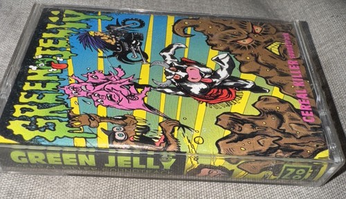 VTG 1990’s rock metal cassette tape GREEN JELLY Cereal Killer Soundtrack Free SH - Picture 2 of 5