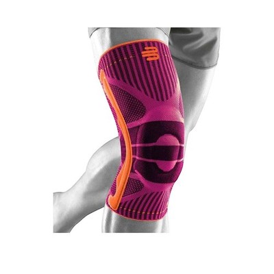 Bauerfeind Sports Knee Support Panneau patellaire en silicone Unisex Rosa