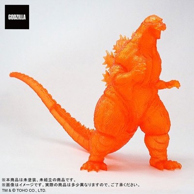 Toho 30cm Series Godzilla (1995) Soft vinyl assembly kit Clear
