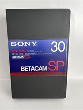 Sony BCT-30MA BETACAM SP Broadcast Master Metal Video Cassette Tape
