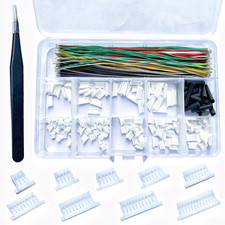 JST SH 1.0Mm Connector Kit with 28 AWG Premium Pre-Crimped Cables 150Mm Wire, 1.