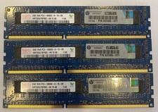 6GB Hynix DDR3 RAM 3X2GB 1333MHz PC3-10600E HMT325U7BFR8C-H9