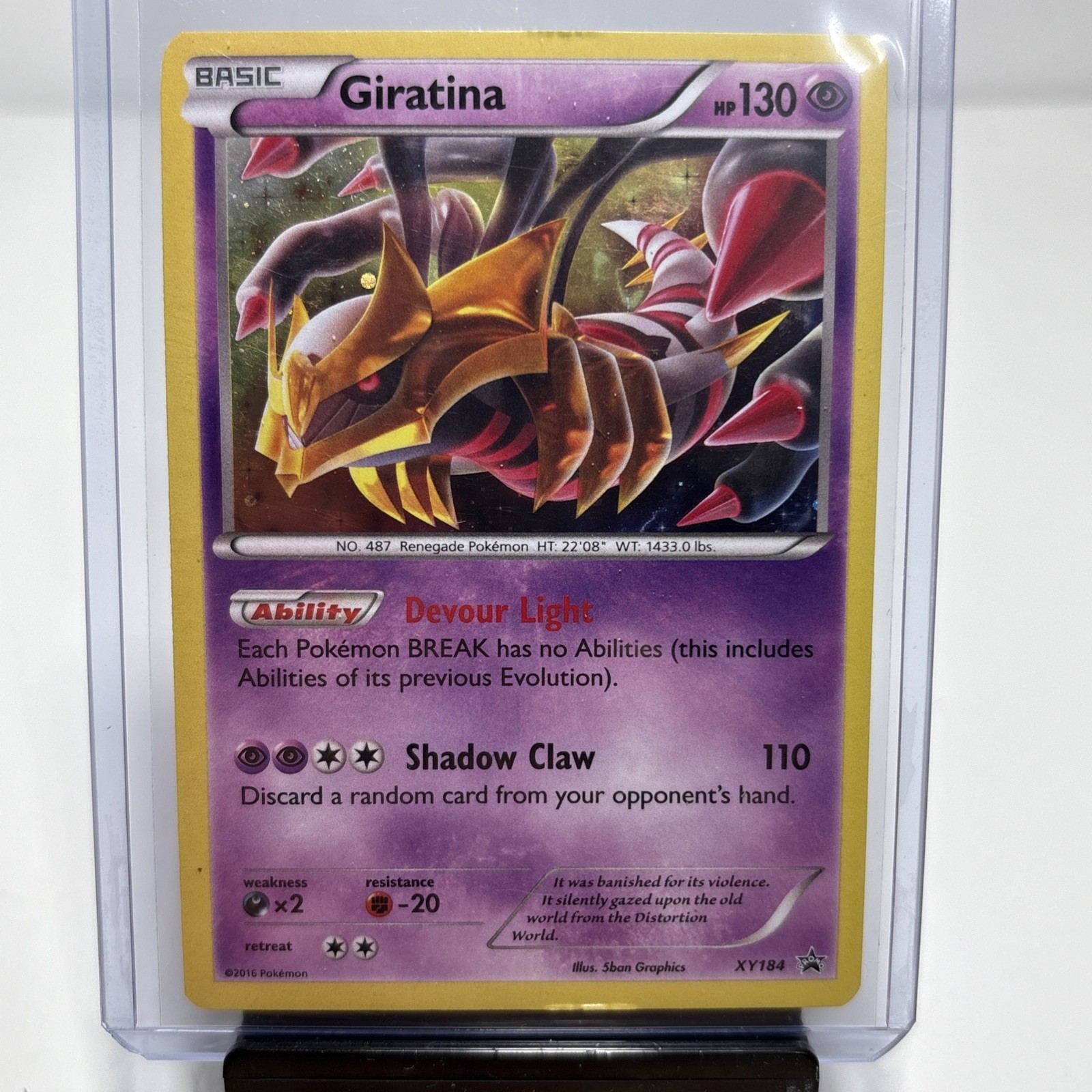 Giratina XY184 XY Black Star Promos Holo English Promo Basic Psychic 130 HP