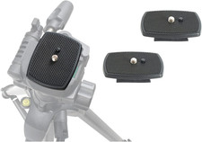 2 Pack Quick Release Plate QR Plate Compatible with Tripod Velbon CX-444 CX-888