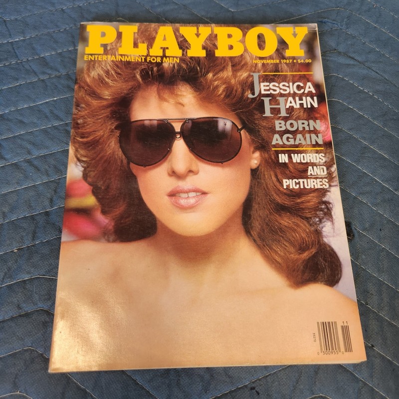 Playboy Magazine 1987 Jessica Hahn - Newstand Condition! Collectible 100% Rare!
