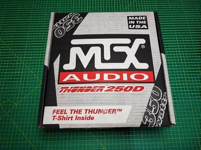 MTX Thunder 250d Old School Car Audio USA Subwoofer Mono Car Amplifier 