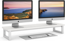 Dual Monitor Stand Riser, 39Inch Large Monitor Stands for 2 Monitors, Computer M