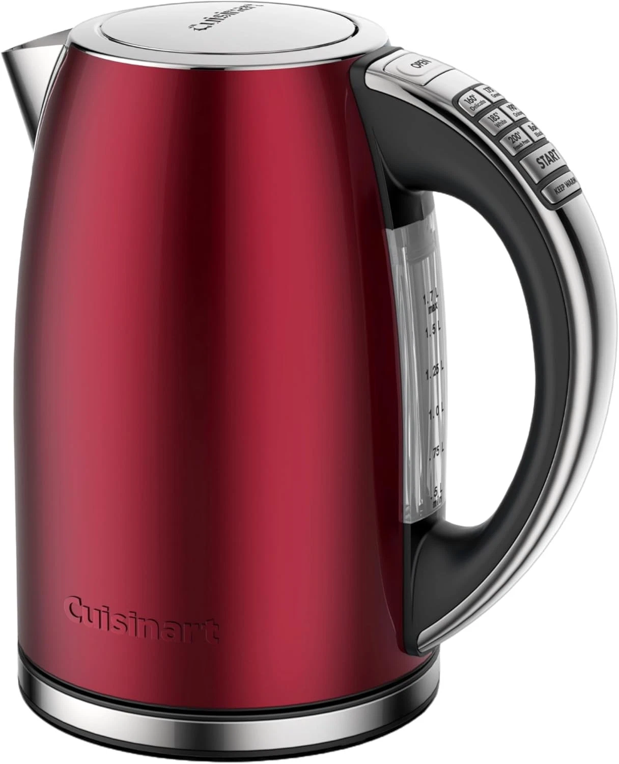 Cuisinart PerfecTemp 1.7-Liter Cordless Electric Kettle - Red (Open Box)
Opens in a new window or ta