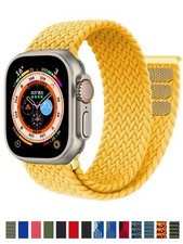 Braided Solo Loop Band for Apple Watch Ultra 49mm 45mm 44mm 42mm 41mm 40mm