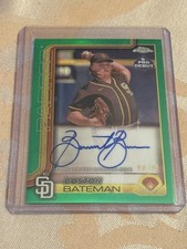 2025 Topps Pro Debut Boston Bateman Green Auto RC /99 #PDC-42 - Padres/Orioles