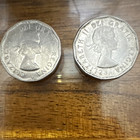 Canada 5c Nickel Lot (2) Elizabeth II Beaver Reverse KM#56 1957 1962 — photo 1