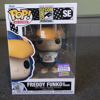 FUNKO POP! Freddy Funko As Toucan 2023 SDCC Exclusive 20th Anniversary Comic Con