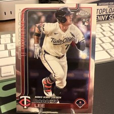 BROOKS LEE TWINS 2025 TOPPS CHROME UPDATE SERIES ROOKIE 🤩🔥🔥