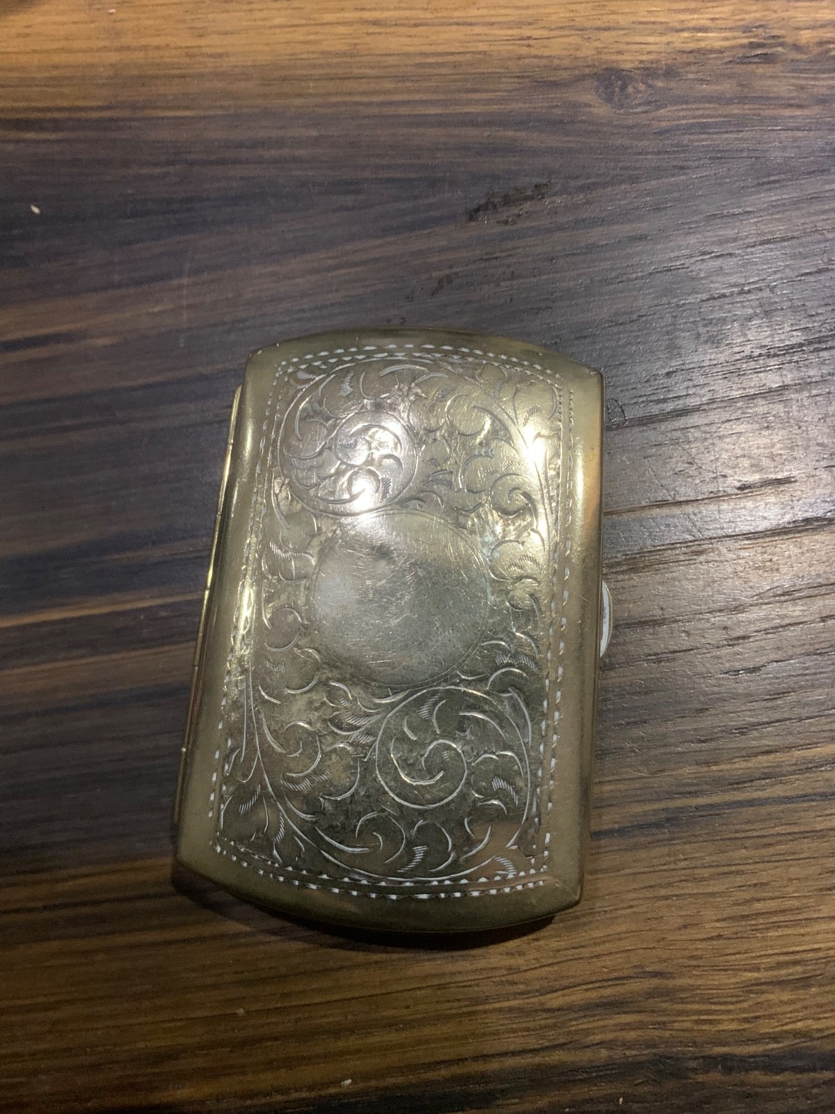 Vintage Cigarette Case/Business Card holder NO Monogram EPNS