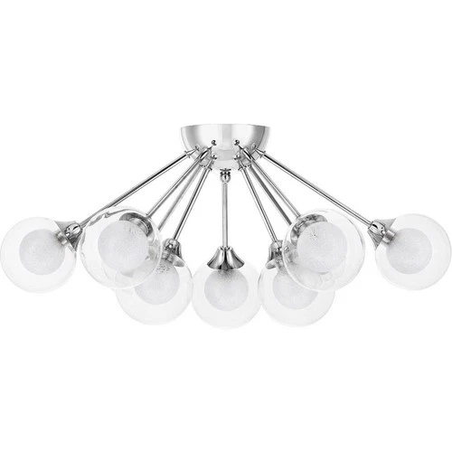 Platinum Collection Spellbound - 9 Light Semi-Flush Mount - 10 Inches high - Picture 5 of 7