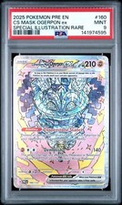 Graded Pokemon - Cornerstone Mask Ogerpon ex (160/131) Prismatic Evolutions PSA