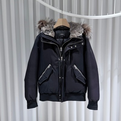 MACKAGE Dixon Silver Fox Daunenjacke schwarz (38) 153975116 [U]