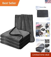 Microfiber Cleaning Cloths Pack 3pcs Soft Absorbent Multiuse Towels for Home Car