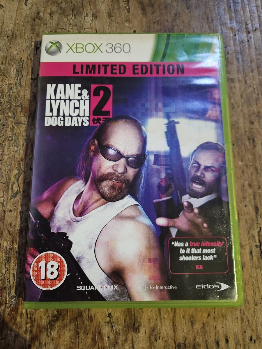Kane And Lynch Dog Days Limited Edition Xbox 360 Complete With Manual