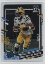 2023 Panini Donruss Optic Rated Rookie Dontayvion Wicks #249 3pu